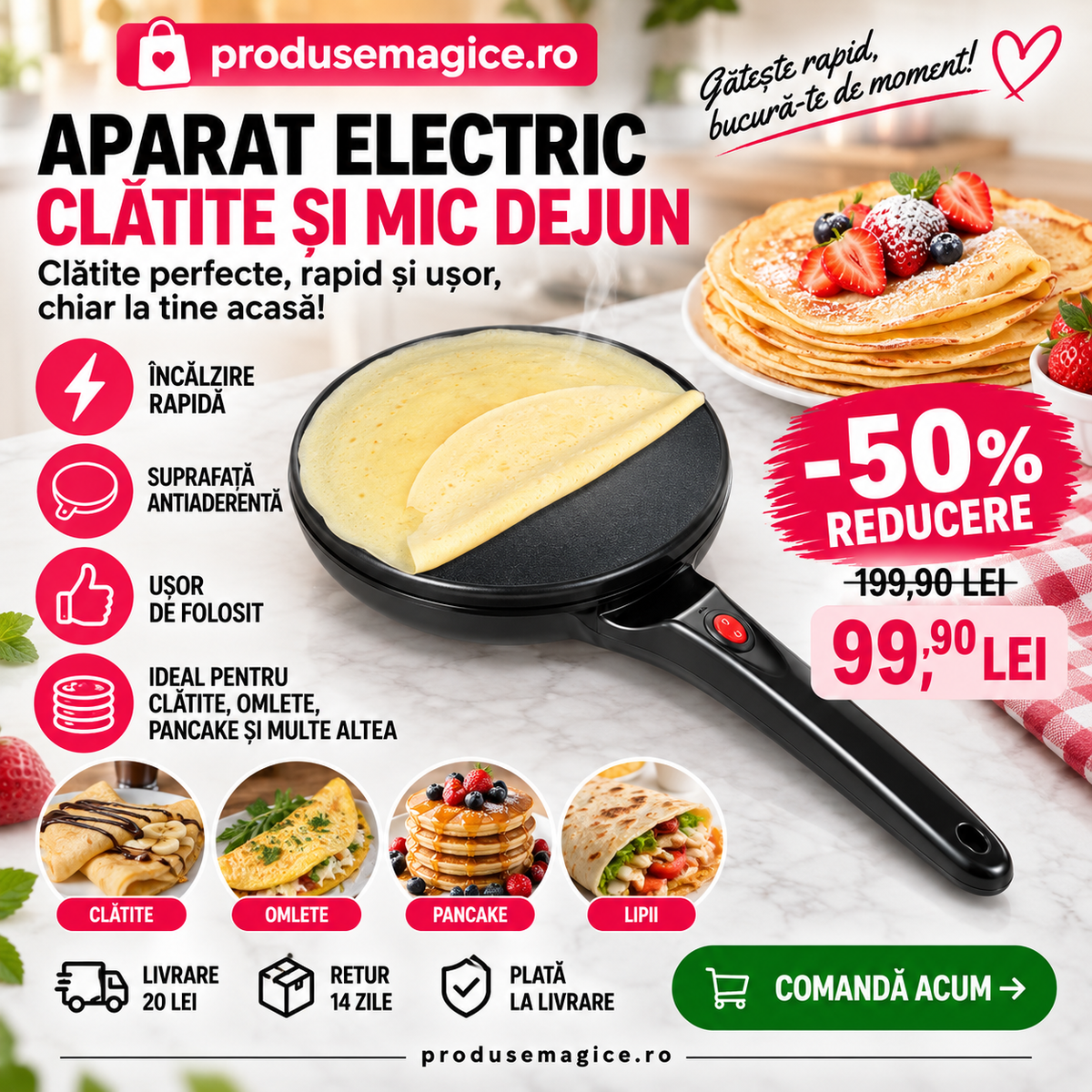 Aparat Electric Clatite Mic Dejun